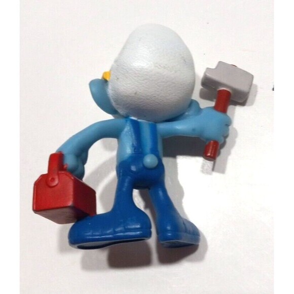 Three Smurfs McDonald's Happy Meal Toys Handy Clumsy Smooth 2013 - Picture 4 of 13